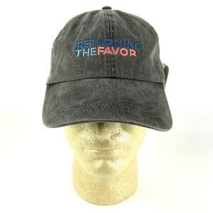 Returning the Favor Hat Cap Mike Rowe TV Series Gray Embroidered Strapback NEW